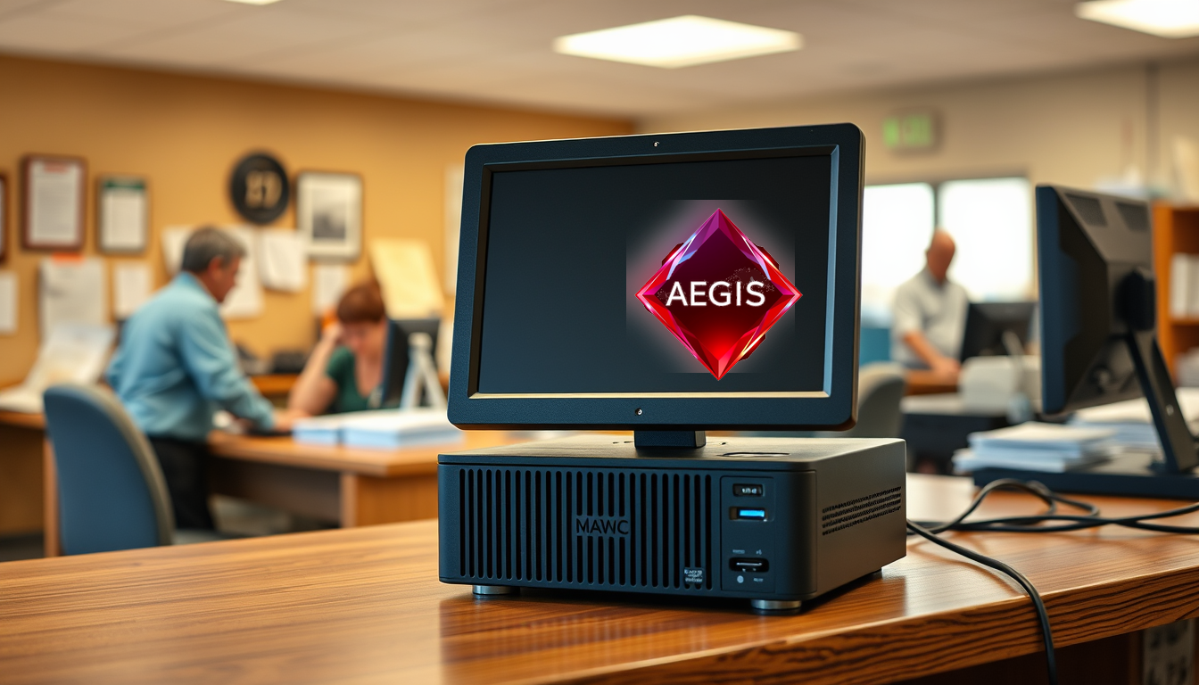 Aegis protecting a land records workstation