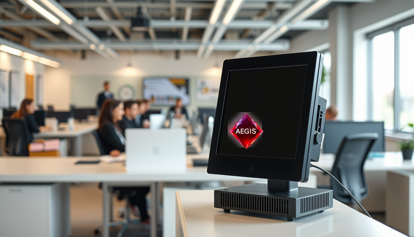 Aegis protecting a local government office workstation