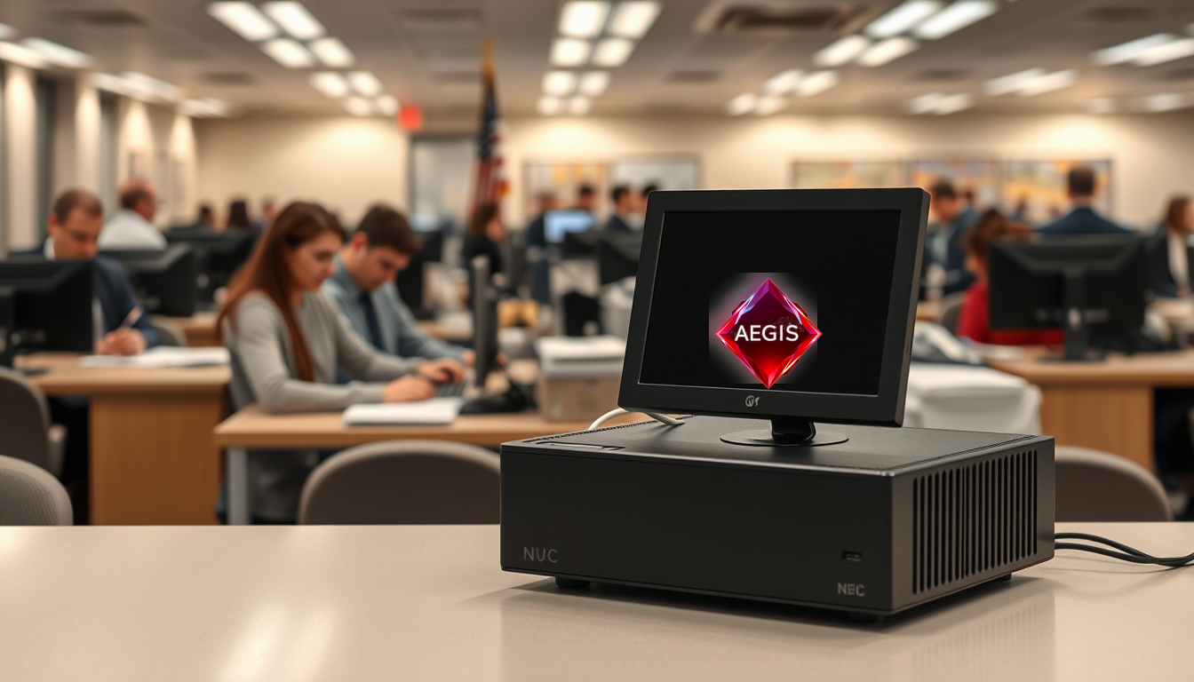 Aegis protecting a state office workstation