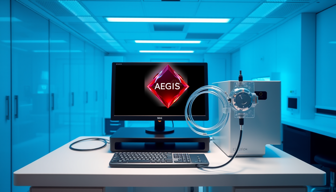 Aegis protecting a genome sequencing workstation
