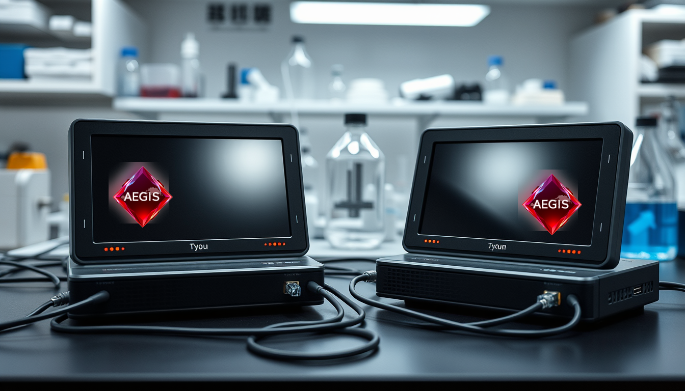 Aegis protecting a research laboratory workstation